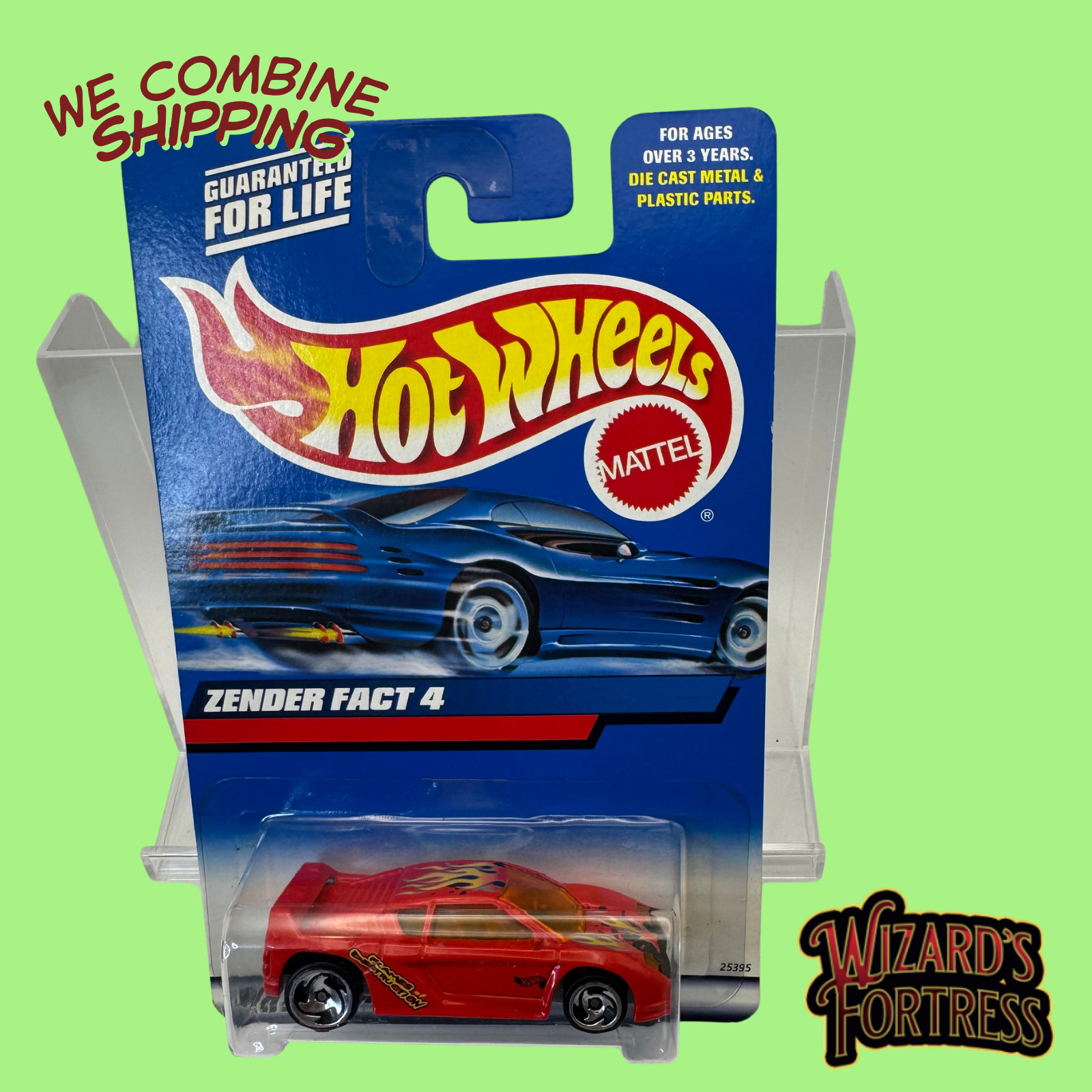 Hot Wheels Zender Fact 4 2000 #208 Red