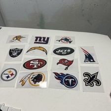 NFL Logo Football Decal Stickers Lot Of 22 Decals 2012 NFLP NFL Logo Stickers