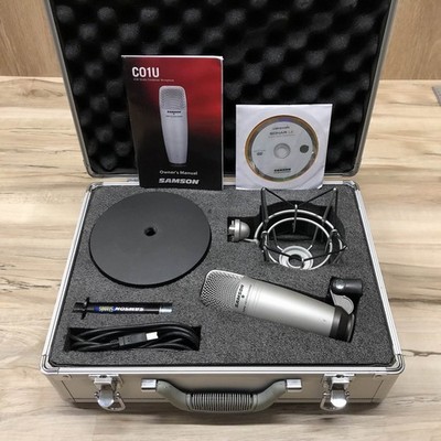 SAMSON CO1U USB Studio Condenser Microphone Bundle In Hard Case