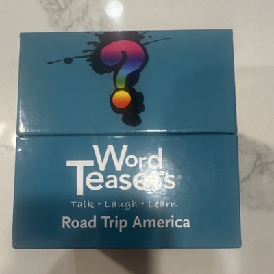 WordTeasers Road Trip America Travel Conversation Starter Card Game