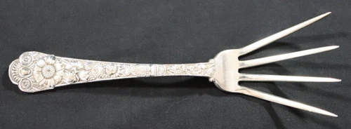 Gorham Cluny Sterling Splayed Fork 7 3/4" No Monos