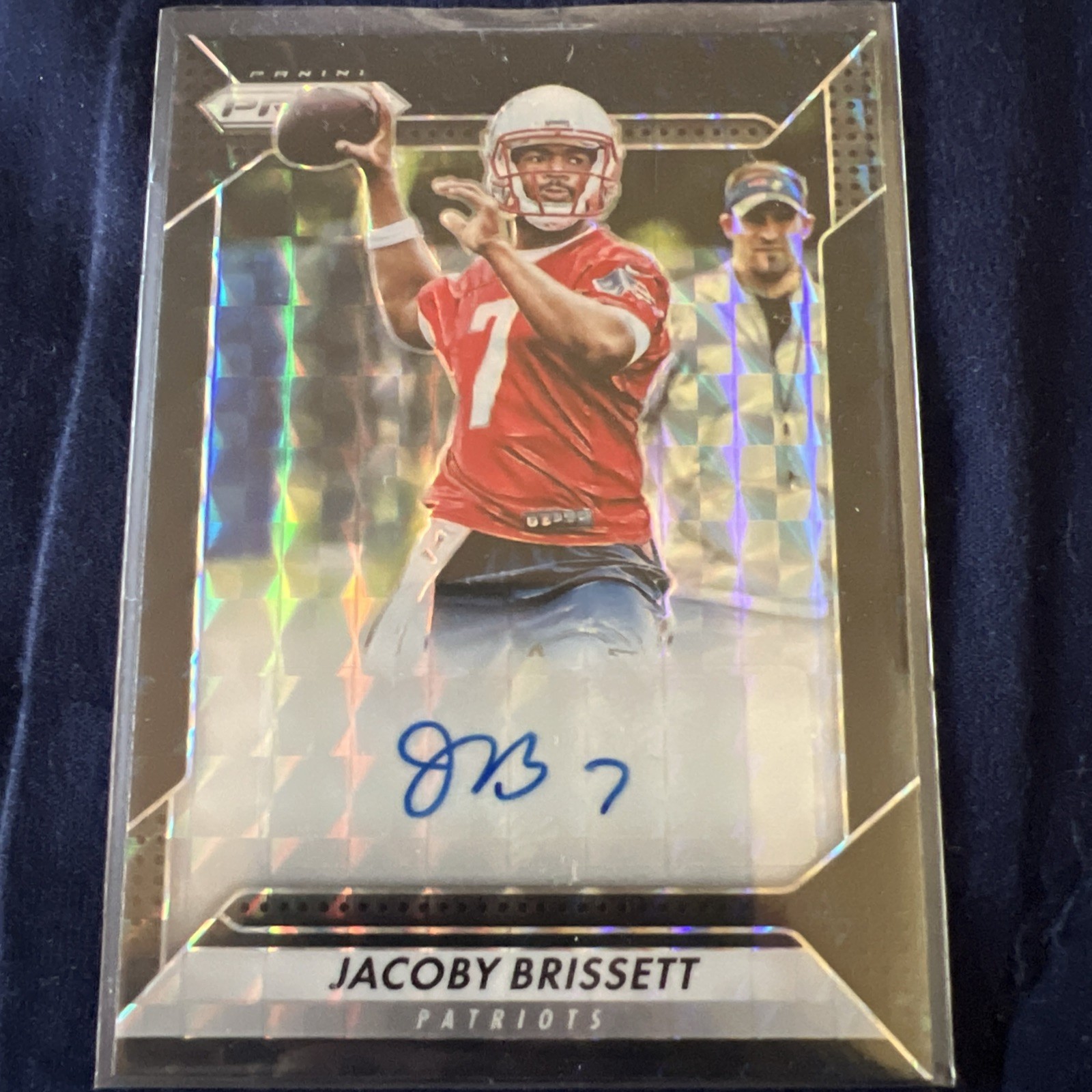 2016 Panini Prizm - Rookie Autograph Jacoby Brissett Black Finite Prizm 1/1
