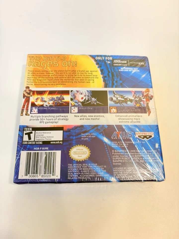 Super Robot Taisen: Original Generation 2 (Game Boy Advance, 2006) GBA BRAND NEW - Image 4 of 4