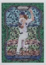 2021 Panini Prizm Tier III Green Donut Circle Prizm Dustin May #205 2c6