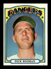 1972 Topps #365 Dick Bosman   EXMT/EXMT+ X3705383
