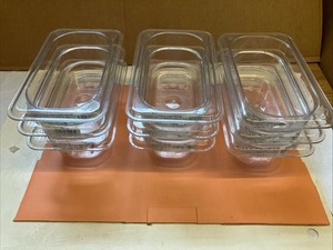 Cambro 92CW Camwear 1/9 Size 2-1/2 Deep Food Pan- (Pack of 9)