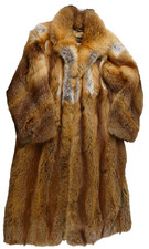 Collegio Favori Rotfuchsmantel Damen europäischer Fuchs lang Gr. 42 KT-1605