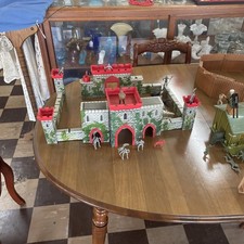 Vintage marks medieval castle playset with characters