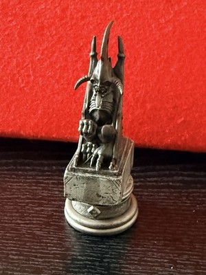 Herr der Ringe - Eaglemoss Blei Schachfigur Figur.  Gargoyle 2 (Black Rook)
