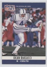 1990 Pro Set Dean Biasucci (PAT ATT Heading Partially Printed on Back) #129 0l1