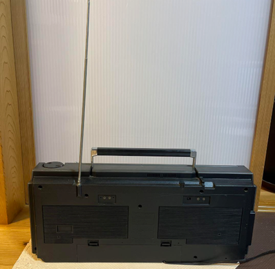 SANYO WMR-D6 Radio Double Cassette Deck Junk SANYO WMR-D6 Vintage