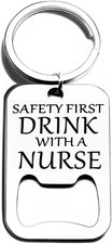Nursing Graduation Prayer Keychain Gift