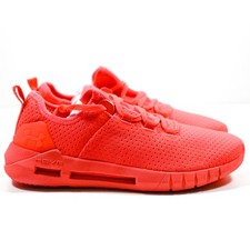 Under Armour UA HOVR SLK Sneakers Shoes Neon Orange Red - Youth Unisex Size 4Y