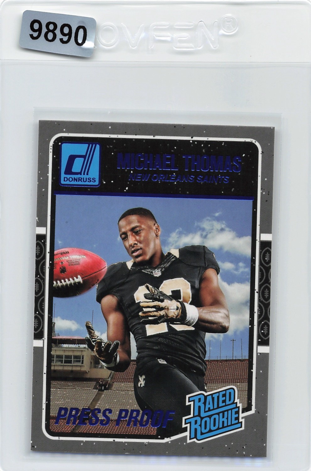 Michael Thomas Panini Donruss #386 Press Proof Blue