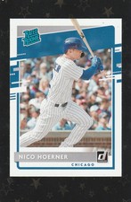 2020 Panini Donruss #38 NICO HOERNER Rated Rookie Cubs