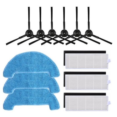 Set Wischtuch und Seitenbürsten für für Polaris Staubsauger Zubehör