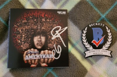 Erykah Badu signed autographed New Amerykah CD booklet