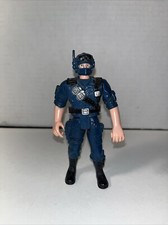 VINTAGE Blue Army Toy Figure WM84495 Soldier - GREAT CONDITION 4.75  Tall