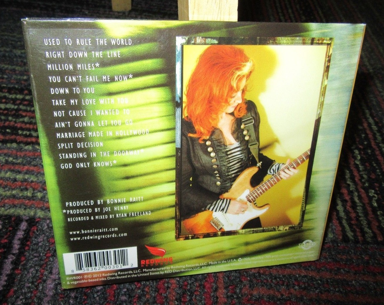 BONNIE RAITT SLIPSTREAM MUSIC CD, 12 GREAT TRACKS, REDWING RECORDS, DIGIPAK 858362003012 eBay