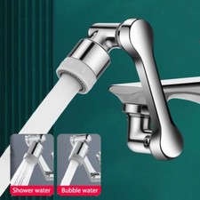 Stainless Steel Faucet Extender 1080 swivel Water Tap Nozzle Faucet Sprayer Uni