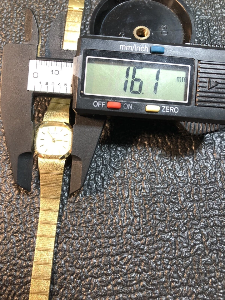 Reloj Pulsera Mujer Vintage Gruen Tono Dorado Octágono Damas Nuevo Murciélago Foto 4 de 4