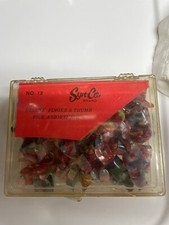 VINTAGE 1960s 1970'S SYN-CO BRAND MOSIAC JAPAN Celluloid Thumb Guitar Picks NOS