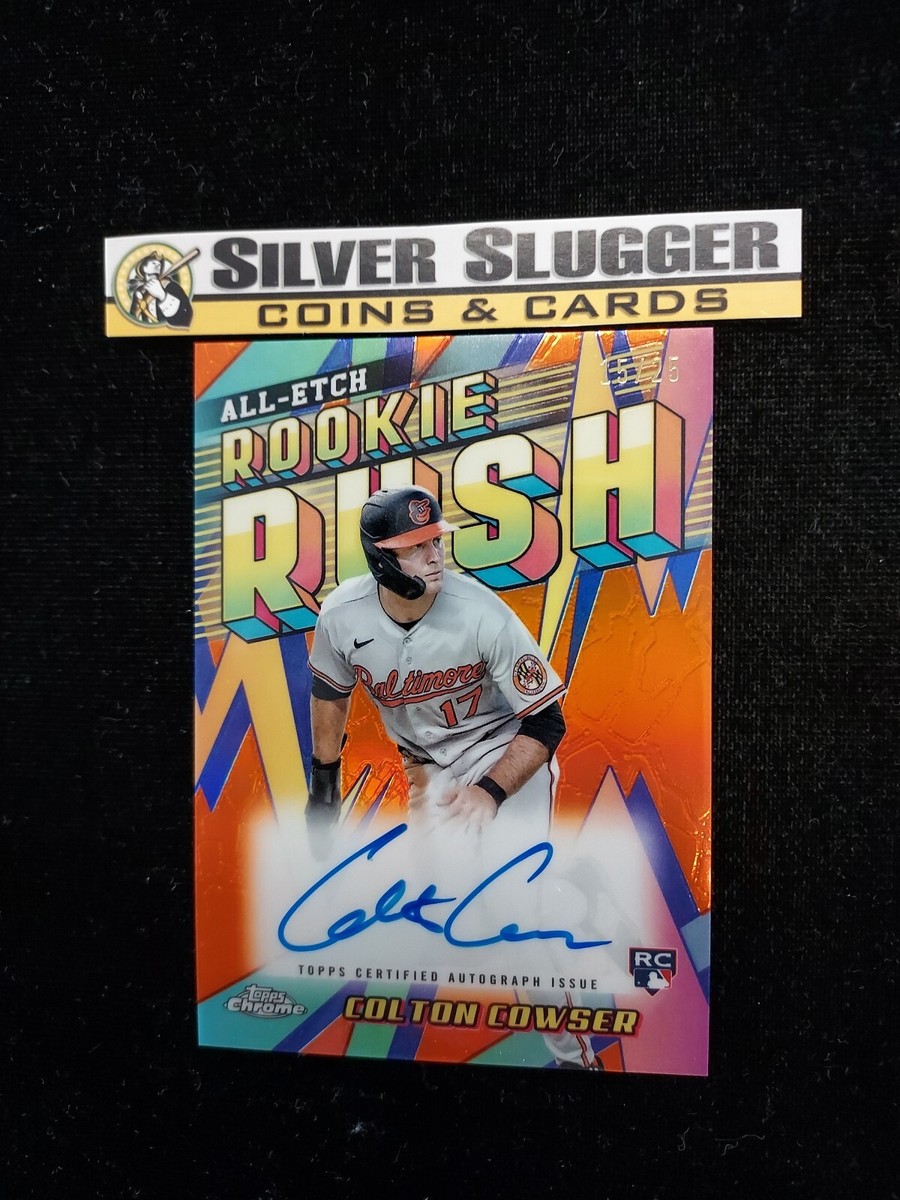 2024 Colton Cowser Topps Chrome All-Etch Rookie Rush Auto