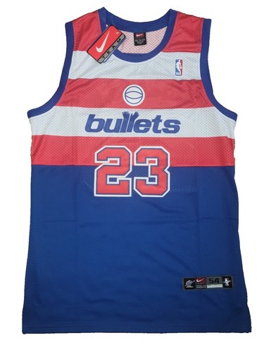 Vintage Nike MICHAEL JORDAN No. 23 WASHINGTON BULLETS (2XL) U