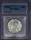 1940-S Walking Liberty Half Dollar 50c ICG MS63 - Weak Strike - Fully lustrous!