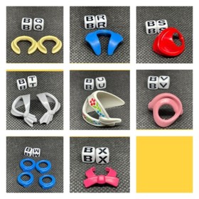 Playmobil Beards Santa Earrings Headset Sunglasses Bandana Collars Scarf Lapels