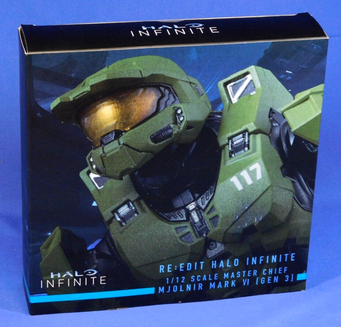 HALO INFINITE MASTER CHIEF 1:12 SCALE FIGURE MJOLNIR MARK VI GEN