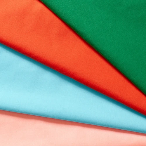 Cotton Broadcloth Fabric Solid Woven Polyester Blend By The Yard & Wholesale - product listing photo