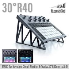 STAND for Novation Circuit Rhythm & Tracks - 30° - Raised (by 40mm)