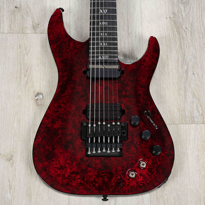 Schecter C-7 FR S Apocalypse 7-String Guitar, Ebony Fretboard, Red Reign