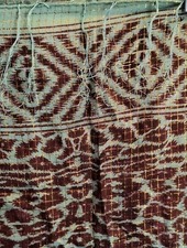 Women’s Green Brown with Golden Thread Square Scarf Wrap Shaw 38” X 38"