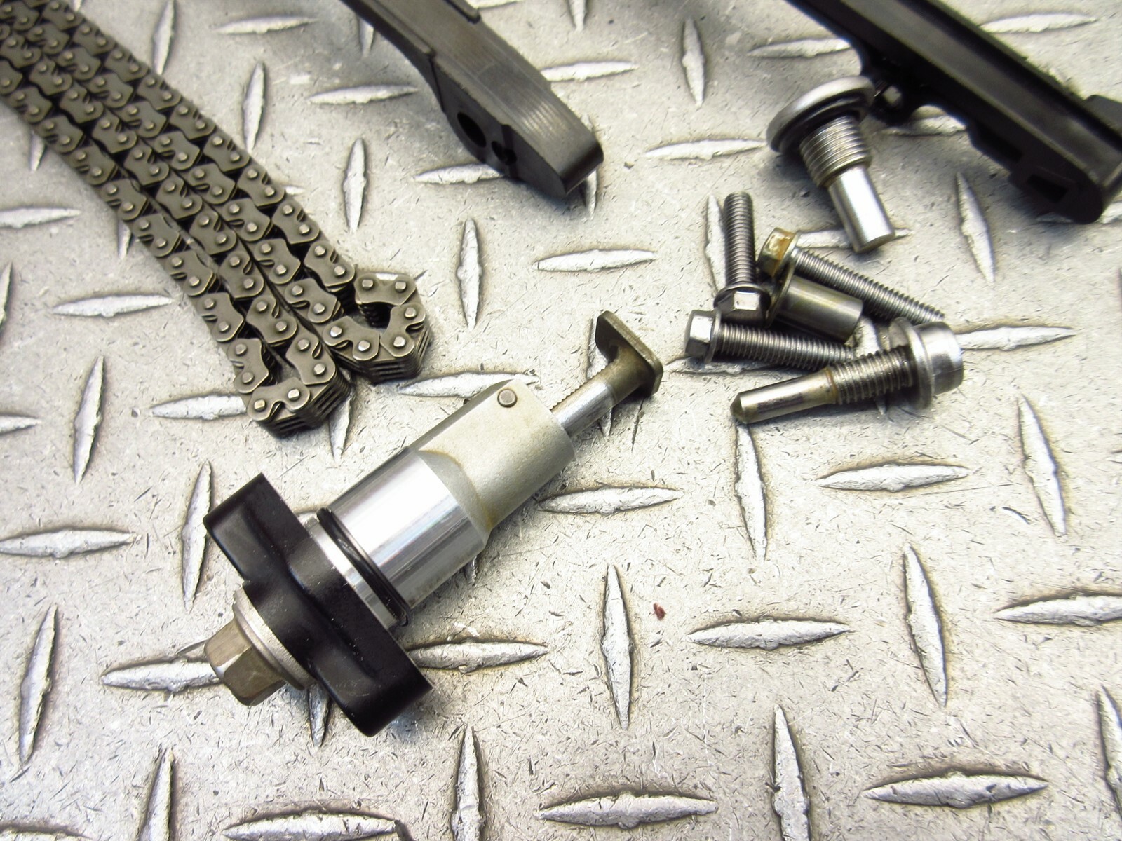 2003 0306 Kawasaki ZR1000A1 Z1000 Chain Tensioner Guide Lot Bolts OEM