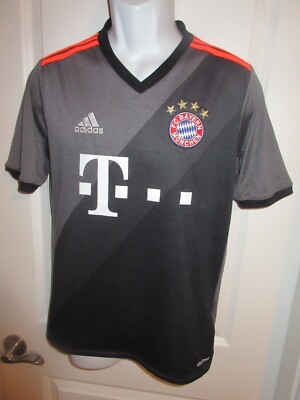 NWOT Yth Boys Adidas FC Bayern Munchen Munich Football Soccer Jersey Germany XL
