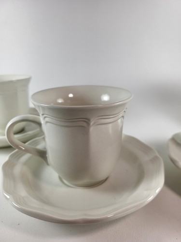 Mikasa French Countryside F9000 Set Of (4) 3 3/8” Coffee Cup & Saucer Sets - Picture 3 of 11