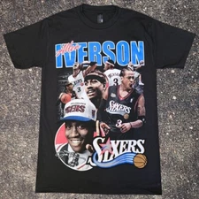 Allen Iverson Basketball Graphic T-shirt Small-XXL 