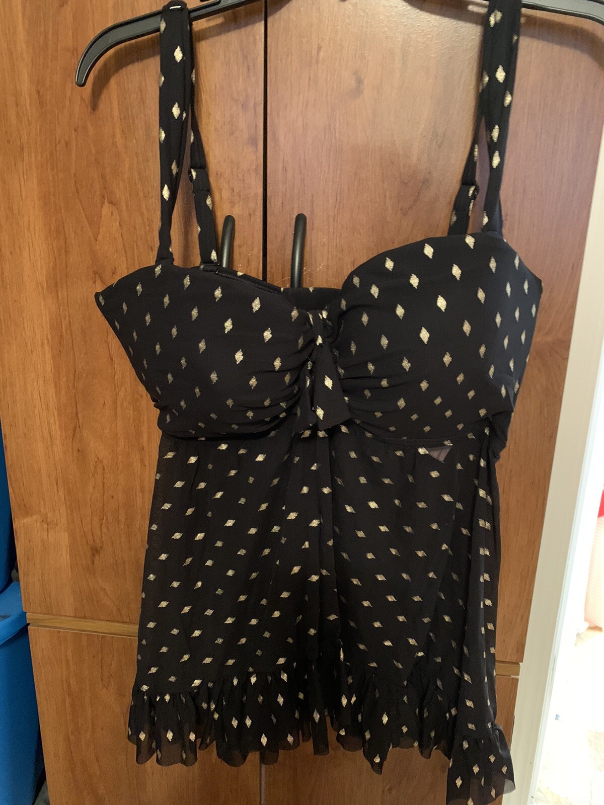 Coco Reef Allure Metallic Underwire Tankini Top Size 40D | eBay
