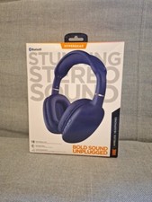 HyperGear Wireless Bluetooth Over-Ear Headphones Blue