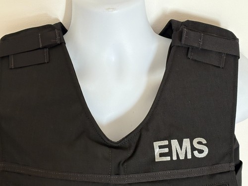 SECOND CHANCE Standard Tactical Armor Carrier Side Open M/L EMS Reflexive Black - Bild 4 von 13