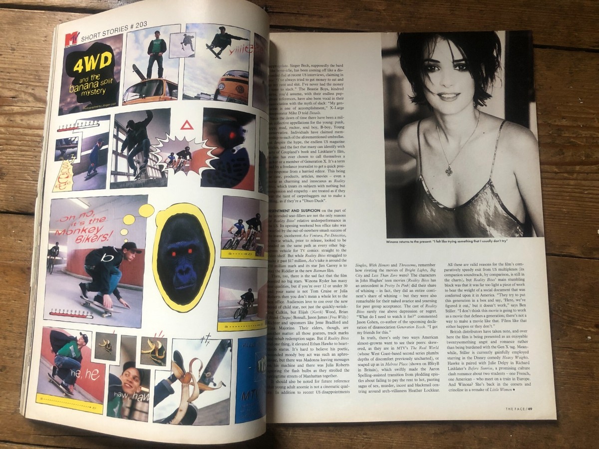 The Face Magazine: Volume 2 No.70 | July 1994 - Winona Ryder on