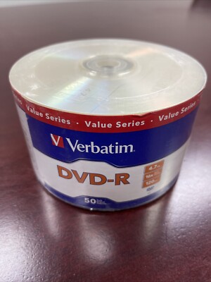 Verbatim 97493 4.7GB 16X DVD-R Spindle - Pack of 50