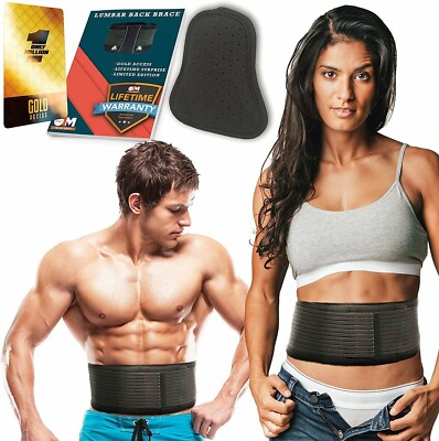 Only1MILLION Size M - Lumbar Support Brace with Detachable Pad   Orthopedic
