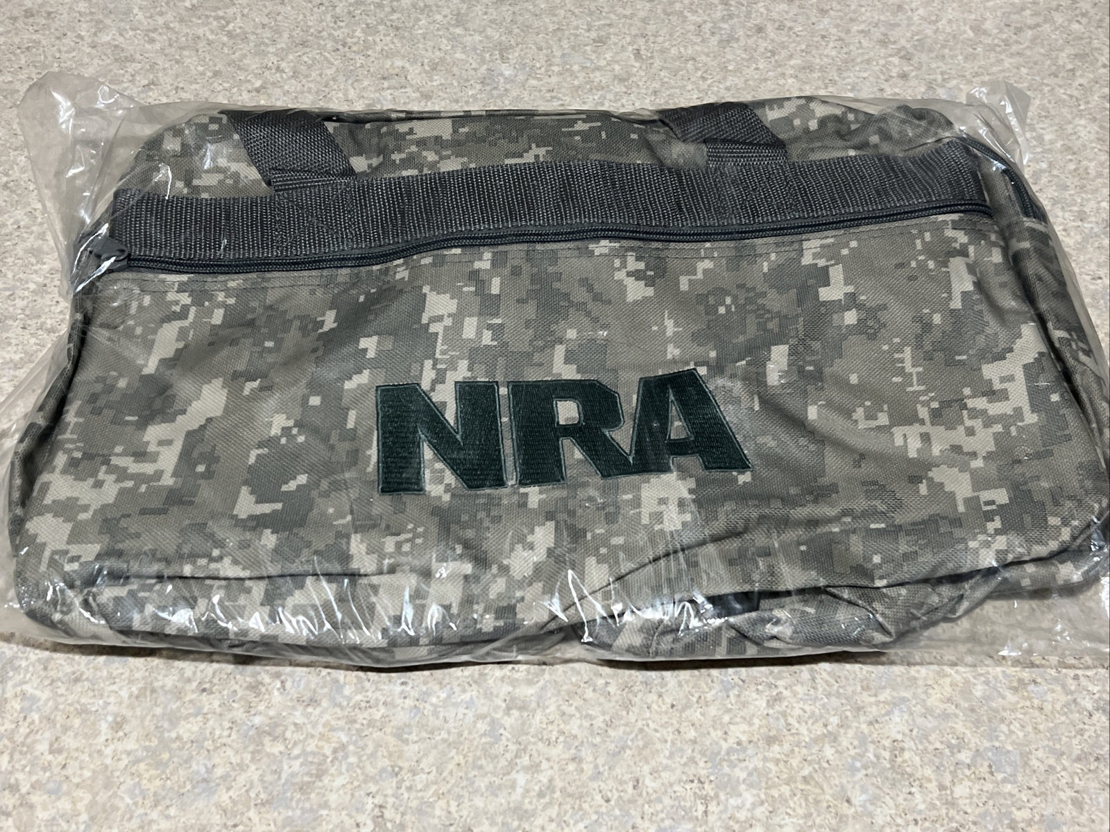 NRA National Rifle Association Duffel Bag Camouflage Travel Camping