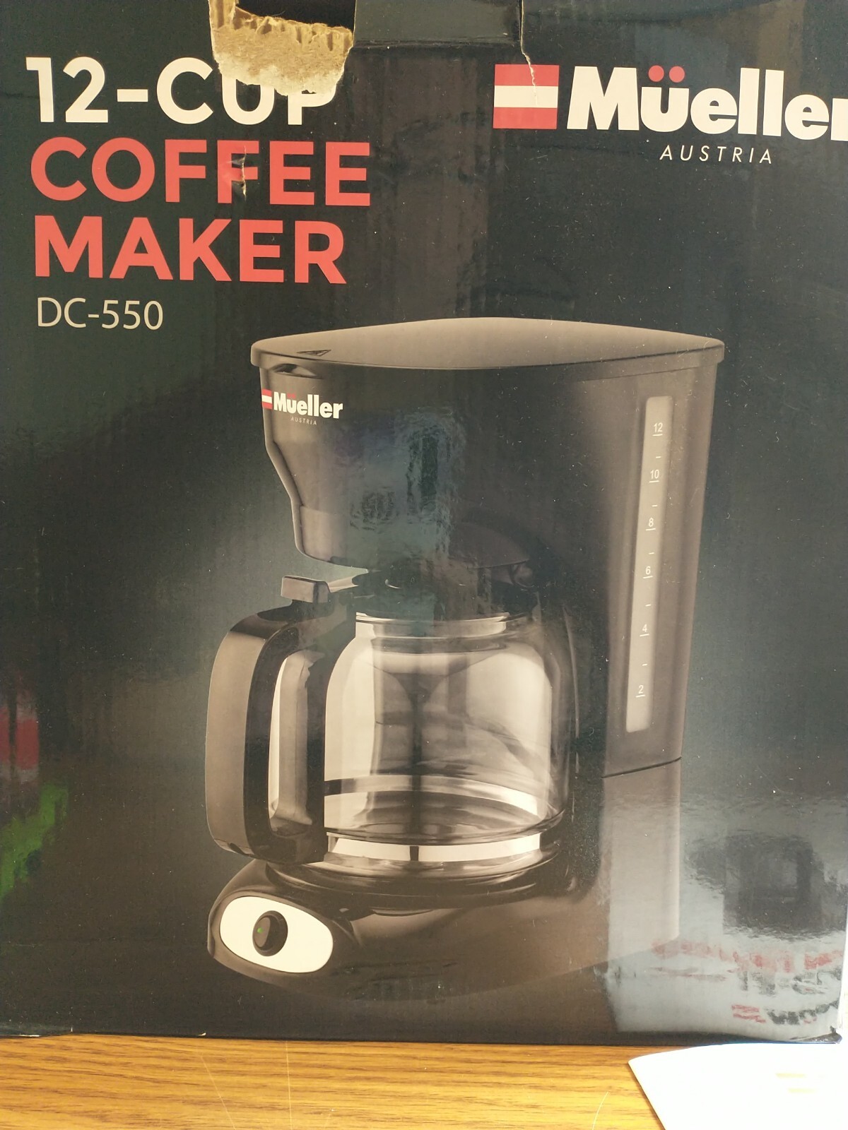 Mueller Austria 12 Cup Coffee Maker DC-550 