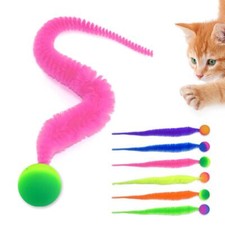 Cat Interactive Toys Cat Colorful Bouncing Ball Pet Supplies Puzzle Teasing M2Z7