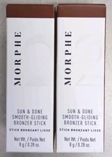 2 MORPHE 2 Sun & Done Smooth Gliding Bronzer Stick 0.28 Fl Oz Each Cocoa Coast