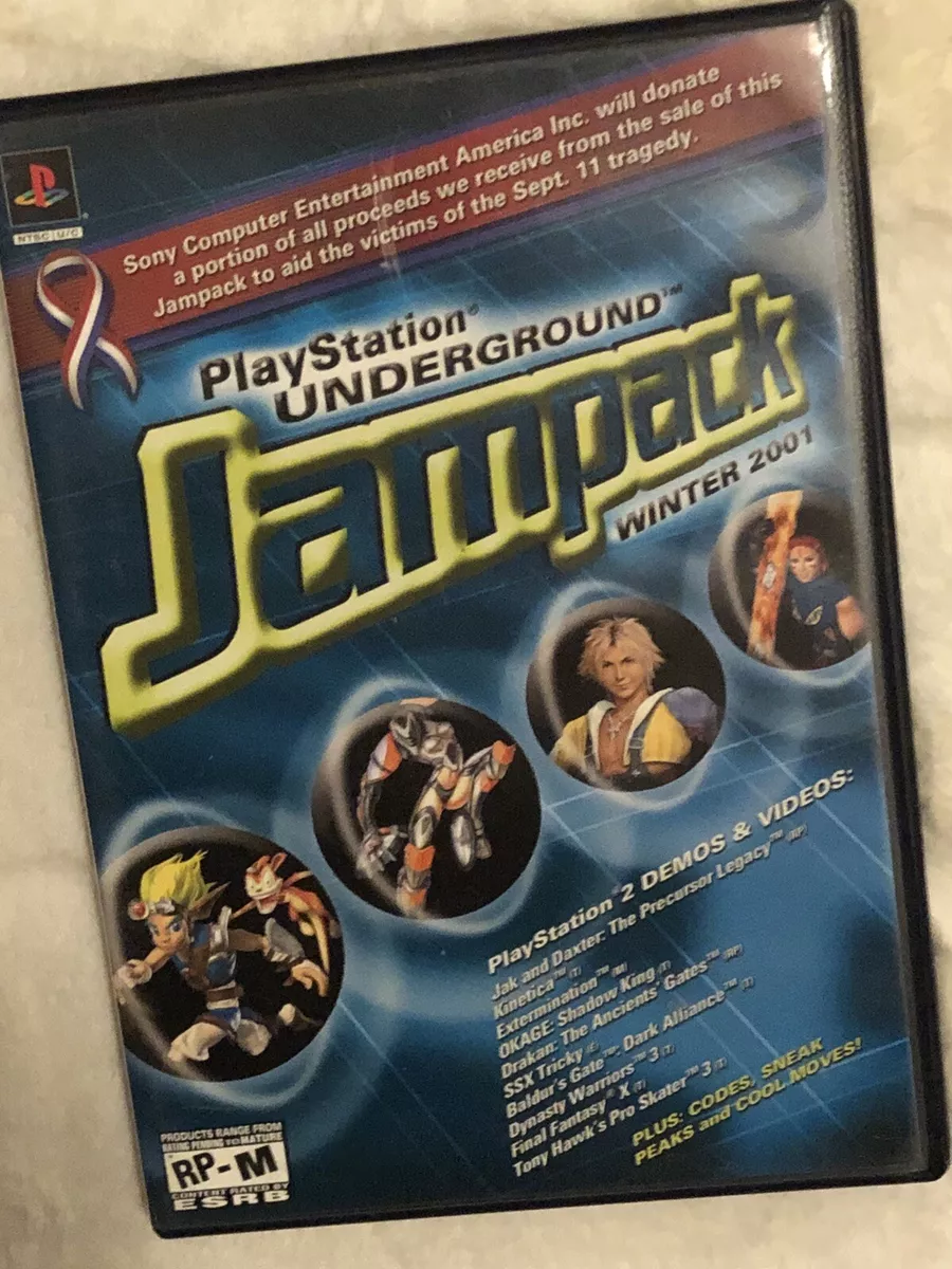 PlayStation Underground Jampack: Winter 2001 (Sony PlayStation 2